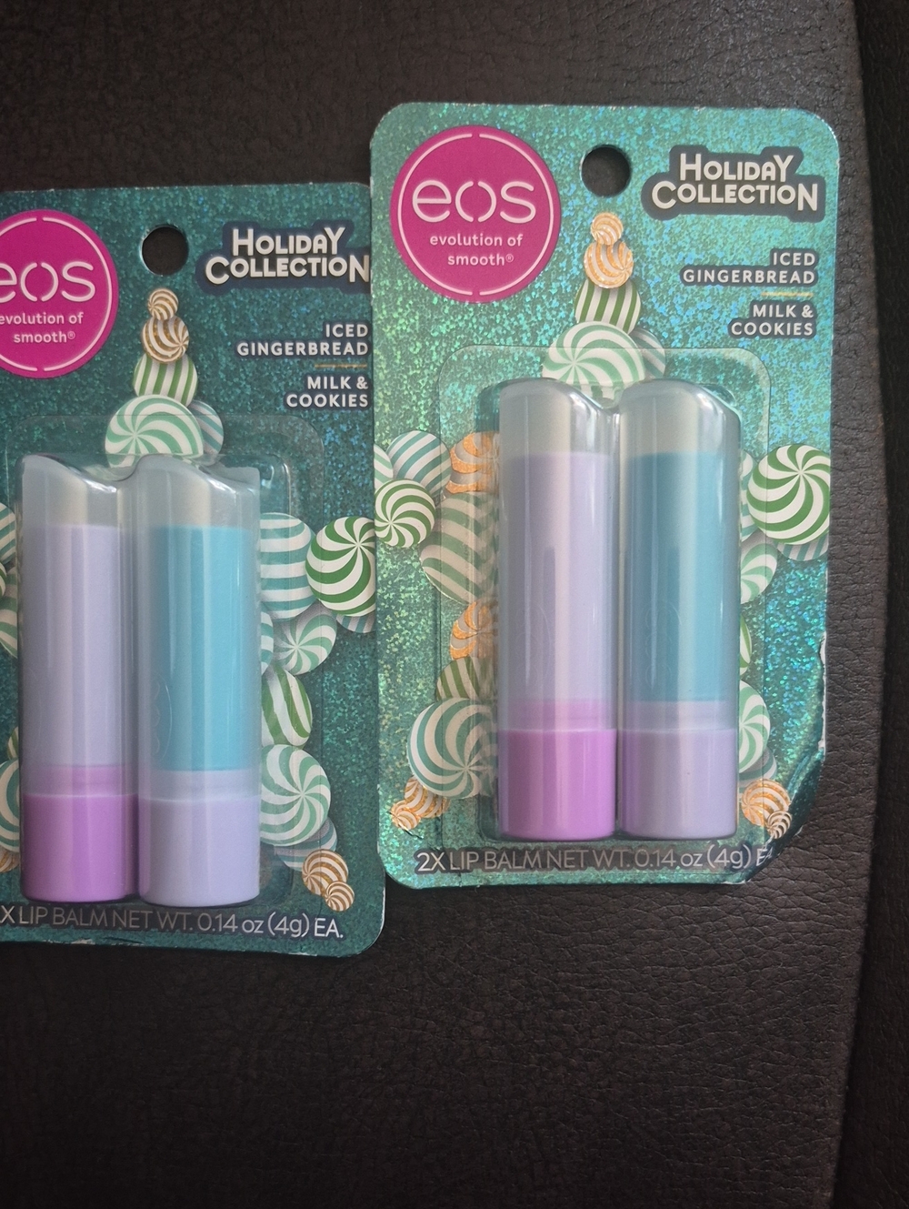 Eos Lip Balm 2 Two Packs Holiday Collection